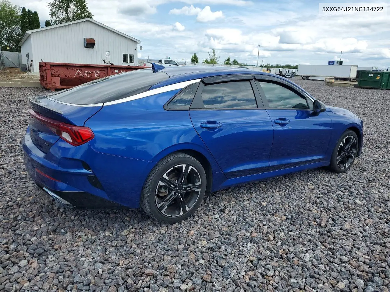 2022 Kia K5 Gt Line VIN: 5XXG64J21NG134722 Lot: 62048686
