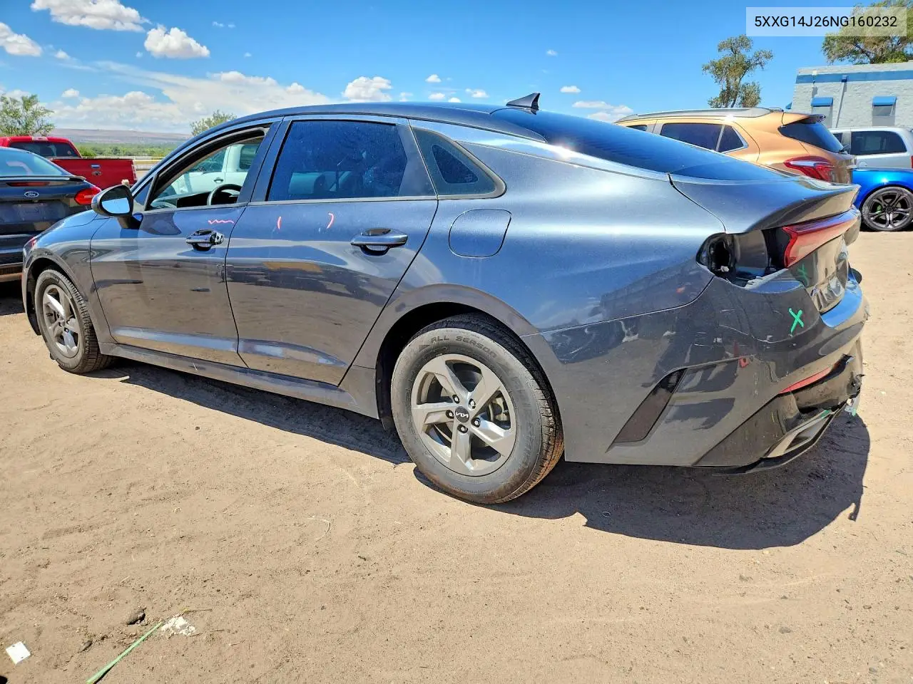 2022 Kia K5 Lxs VIN: 5XXG14J26NG160232 Lot: 62272186