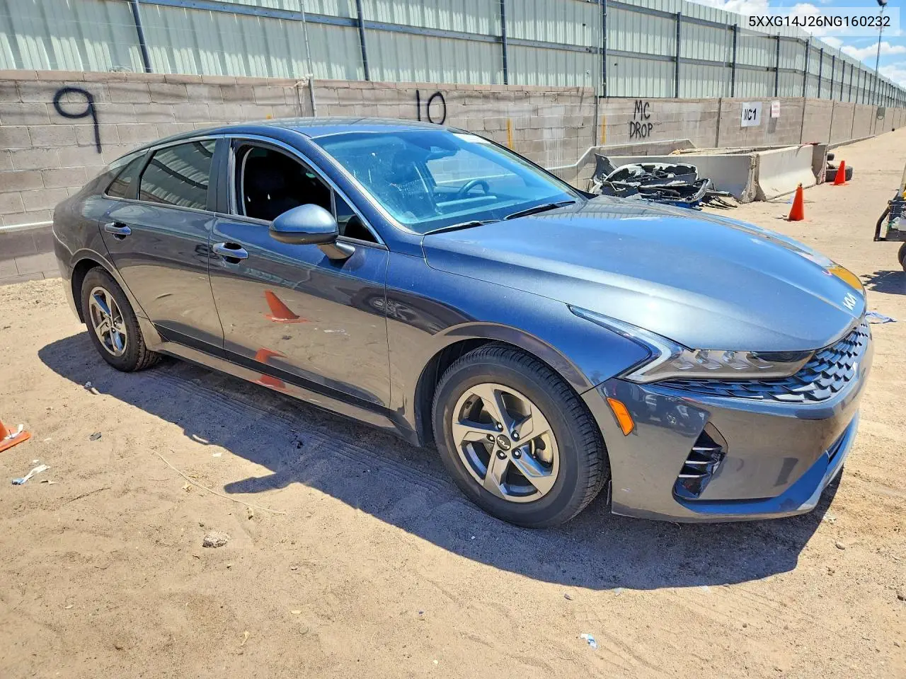 2022 Kia K5 Lxs VIN: 5XXG14J26NG160232 Lot: 62272186