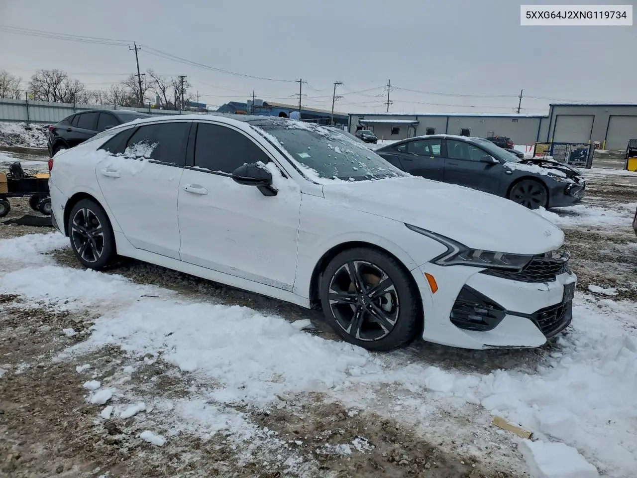 5XXG64J2XNG119734 2022 Kia K5 Gt Line