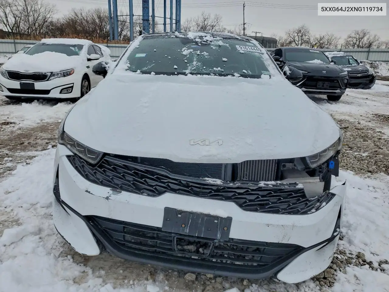 5XXG64J2XNG119734 2022 Kia K5 Gt Line