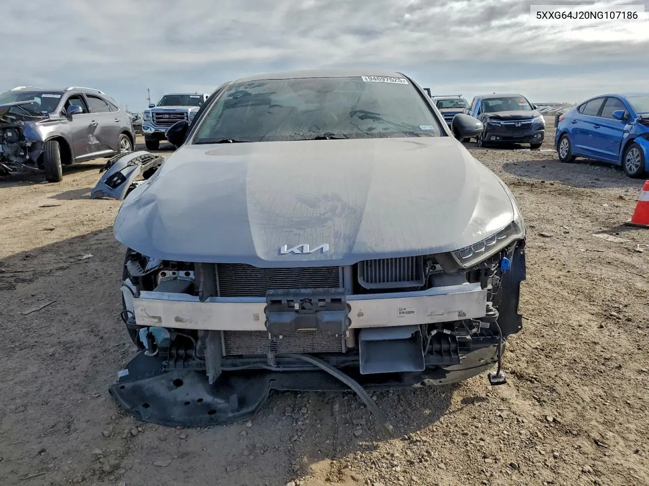 5XXG64J20NG107186 2022 Kia K5 Gt Line