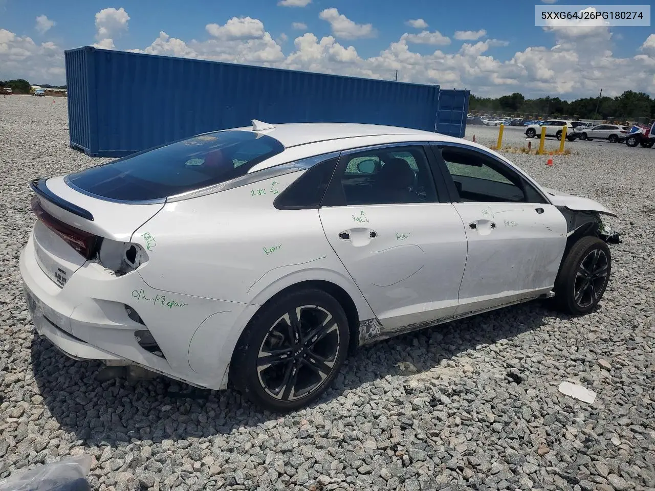 2023 Kia K5 Gt Line VIN: 5XXG64J26PG180274 Lot: 57225006