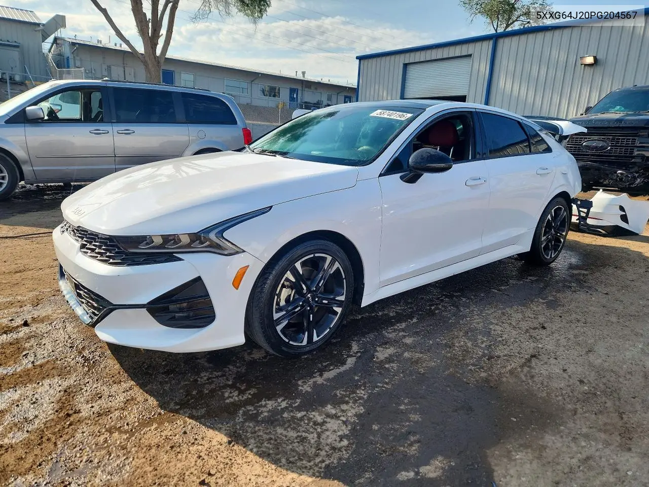 2023 Kia K5 Gt Line VIN: 5XXG64J20PG204567 Lot: 58740196