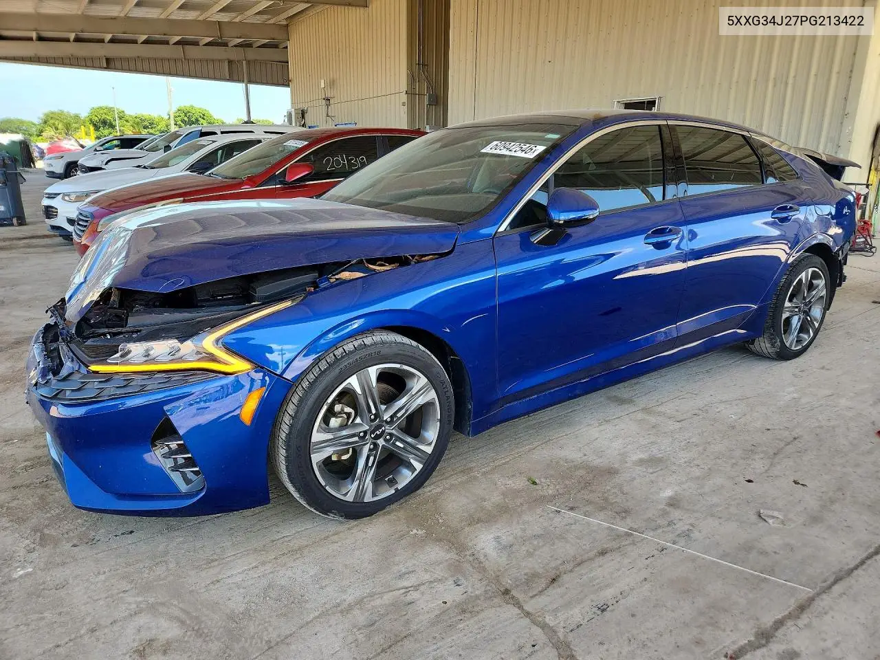 2023 Kia K5 Ex VIN: 5XXG34J27PG213422 Lot: 60942546