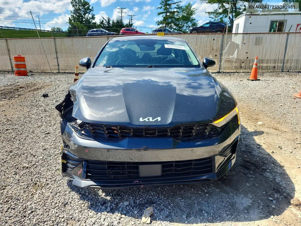 2025 Kia K5 Lxs VIN: KNAG24J72S5282981 Lot: 57115986