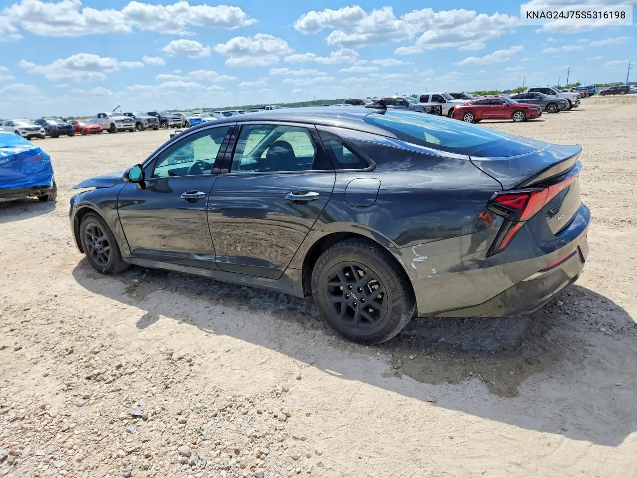 2025 Kia K5 Lxs VIN: KNAG24J75S5316198 Lot: 60556406