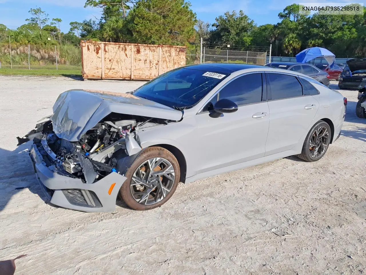 2025 Kia K5 Gt Line VIN: KNAG64J79S5298518 Lot: 61020116
