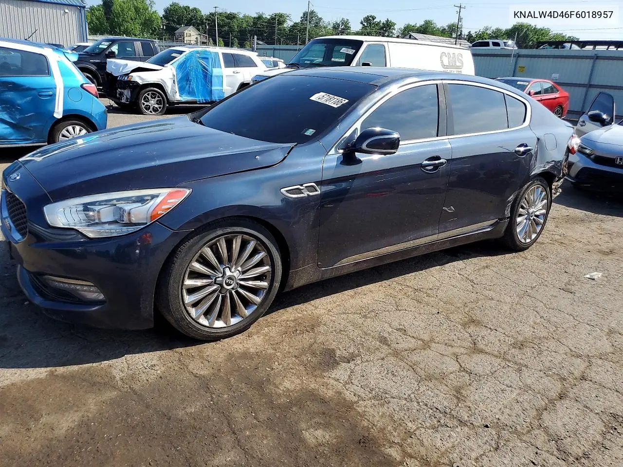 KNALW4D46F6018957 2015 Kia K900 Luxury