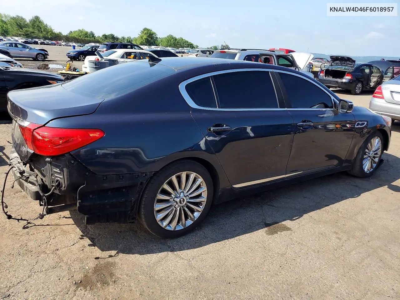 KNALW4D46F6018957 2015 Kia K900 Luxury