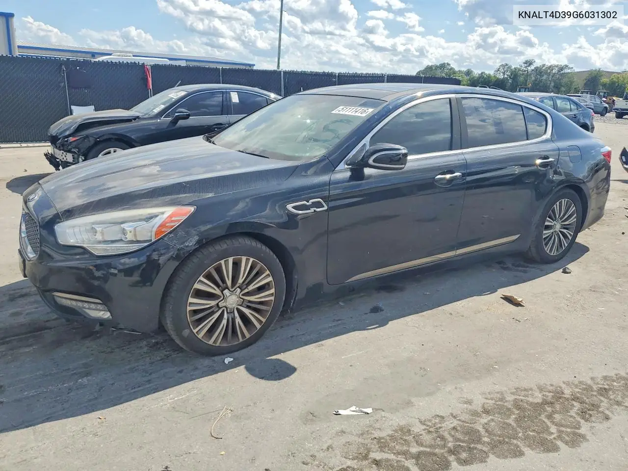 2016 Kia K900 Premium V6 VIN: KNALT4D39G6031302 Lot: 51111416
