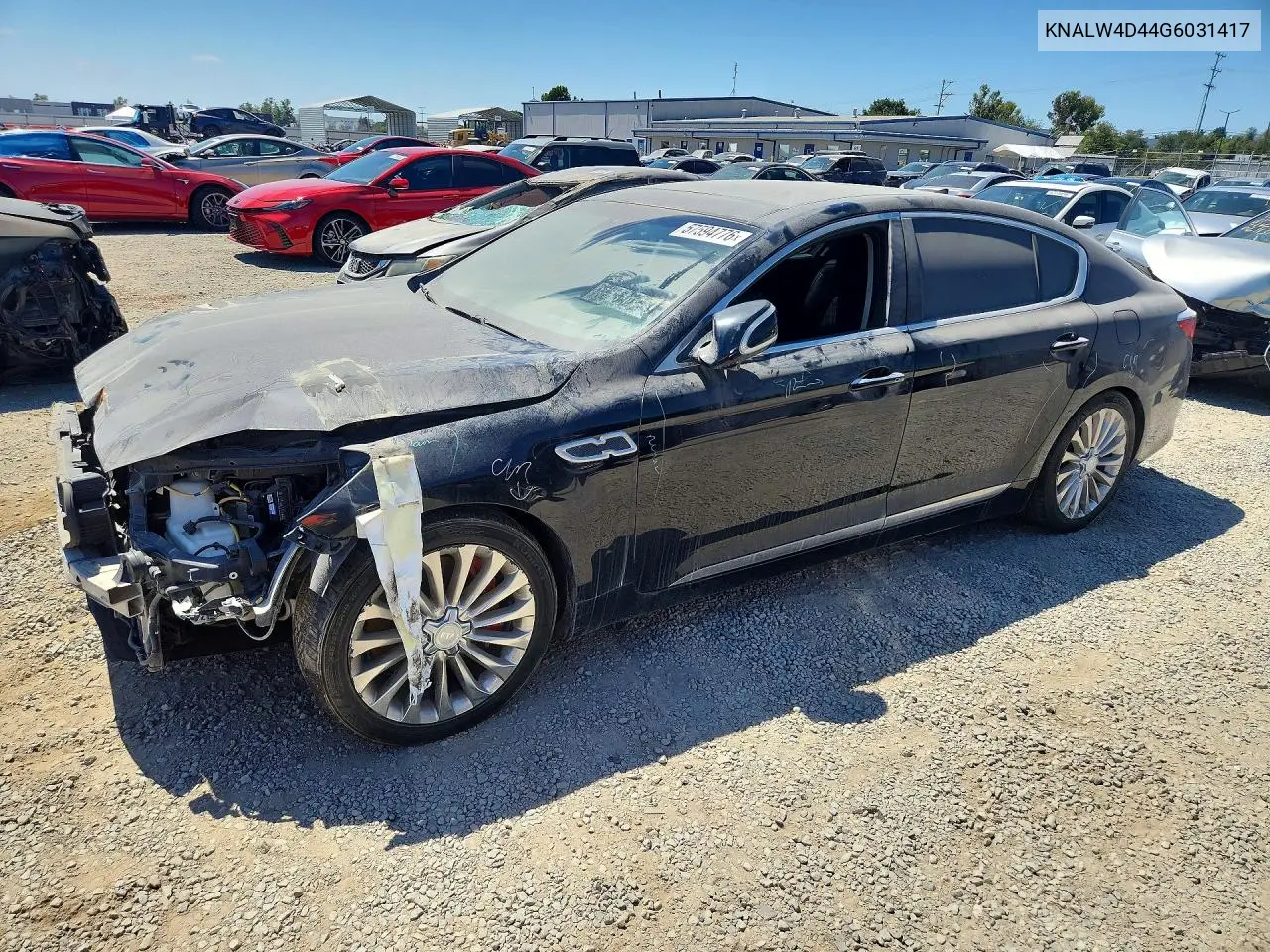 2016 Kia K900 Luxury V8 VIN: KNALW4D44G6031417 Lot: 57594776