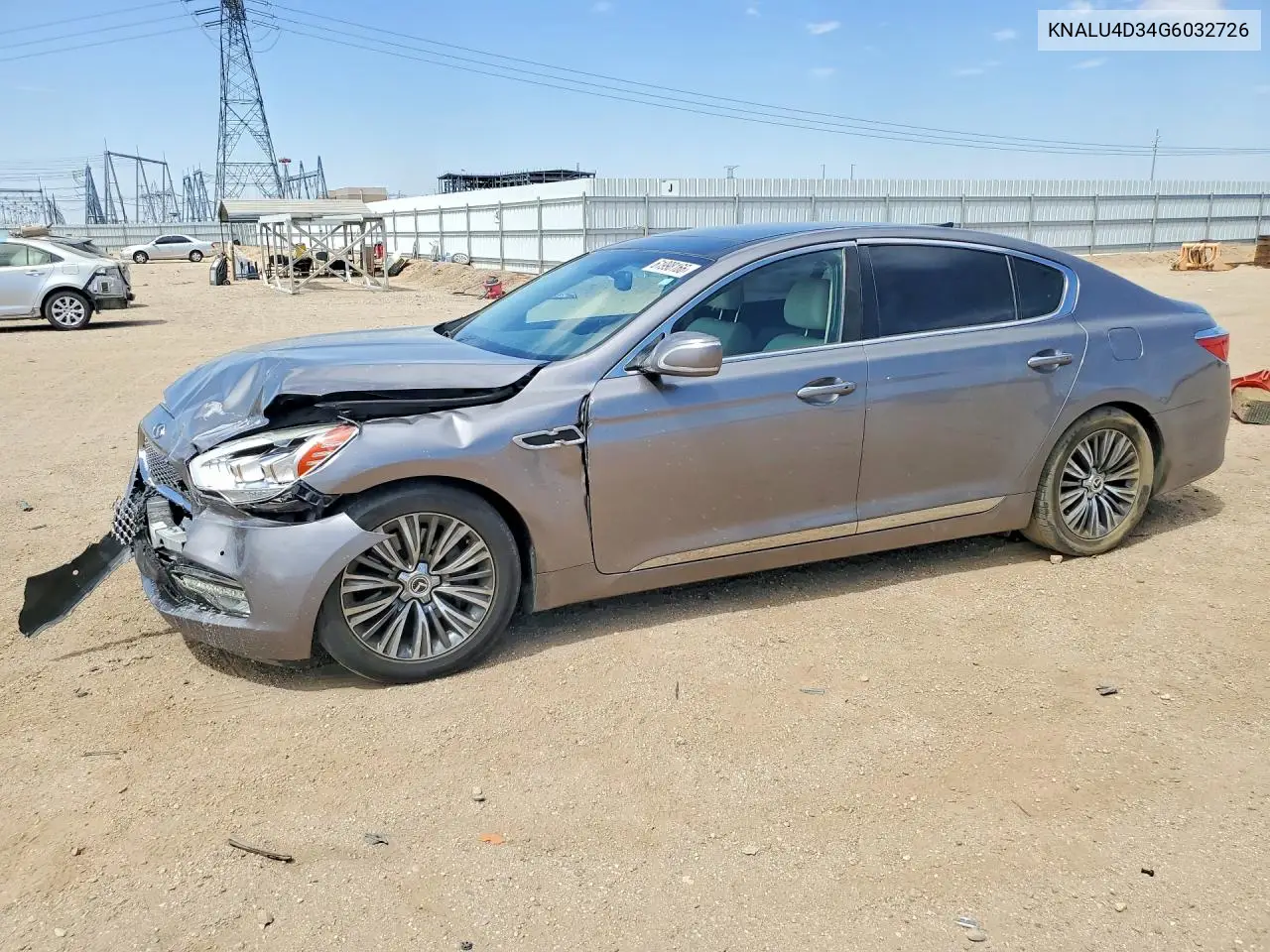 2016 Kia K900 Luxury V6 VIN: KNALU4D34G6032726 Lot: 61998166