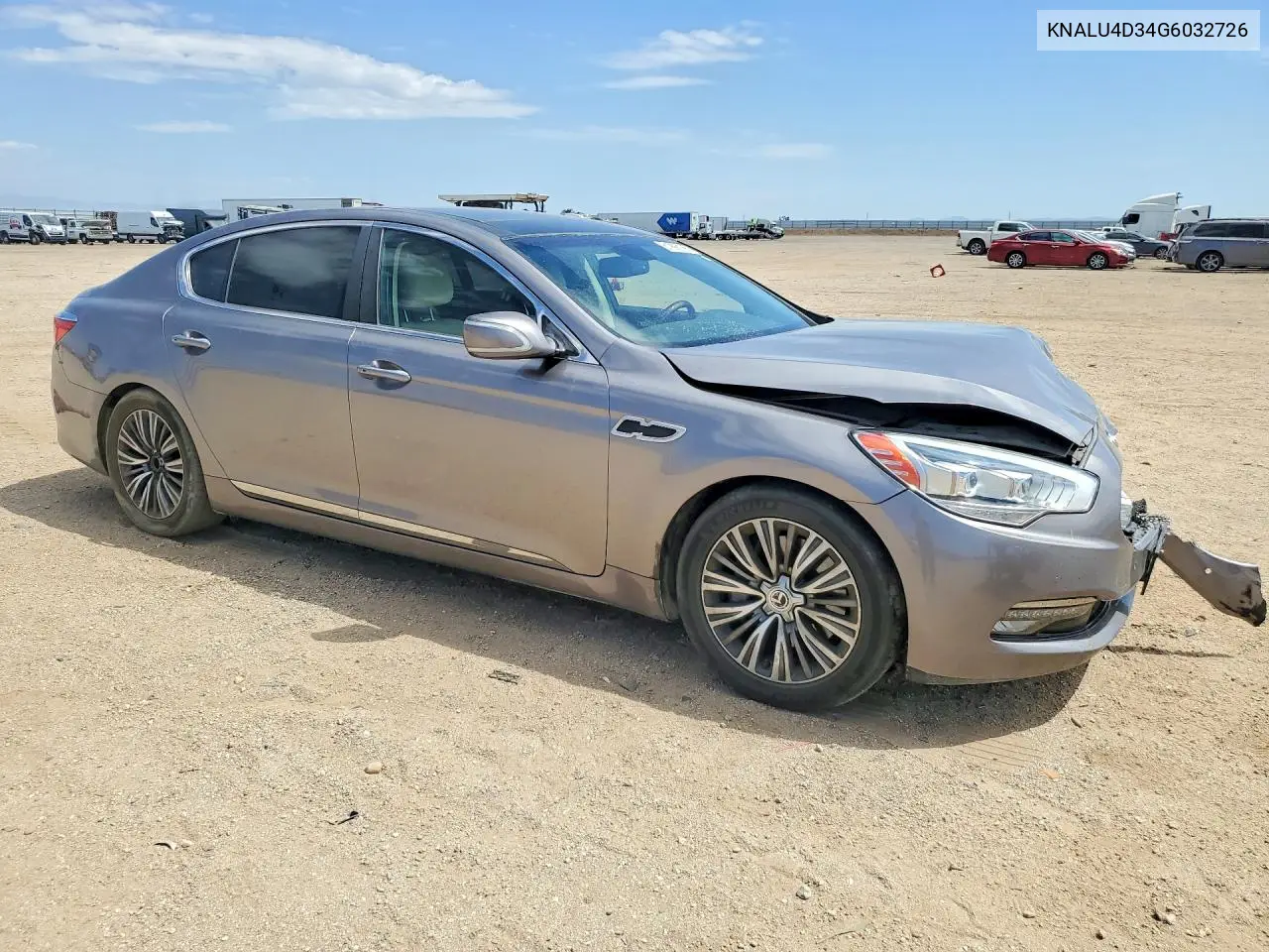 2016 Kia K900 Luxury V6 VIN: KNALU4D34G6032726 Lot: 61998166