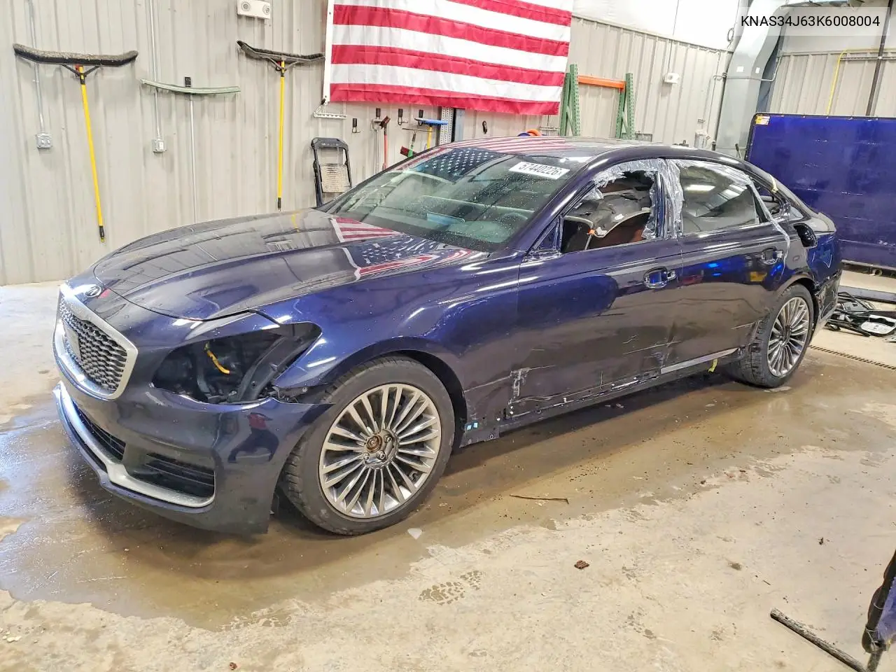 2019 Kia K900 Luxury VIN: KNAS34J63K6008004 Lot: 57440226