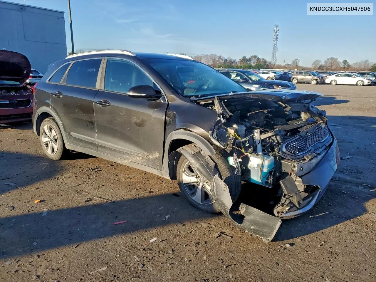 KNDCC3LCXH5047806 2017 Kia Niro Ex