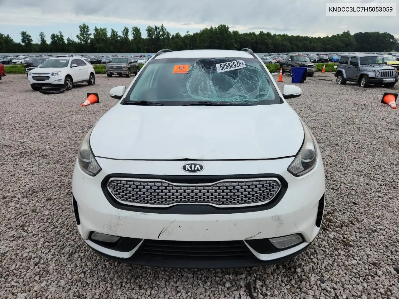 2017 Kia Niro Ex VIN: KNDCC3LC7H5053059 Lot: 60686926