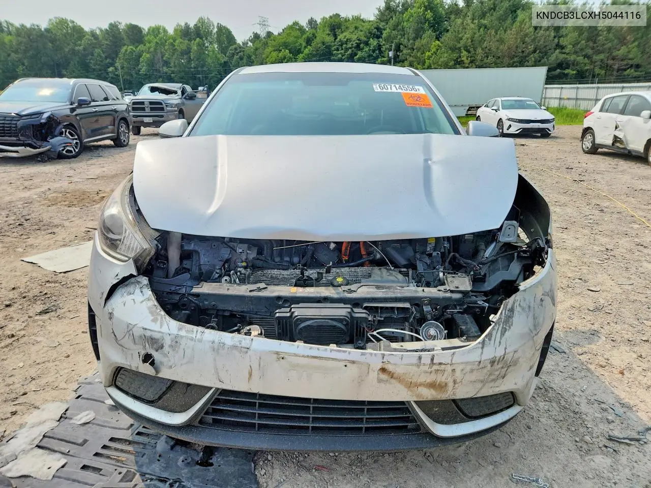 2017 Kia Niro Fe VIN: KNDCB3LCXH5044116 Lot: 60714556