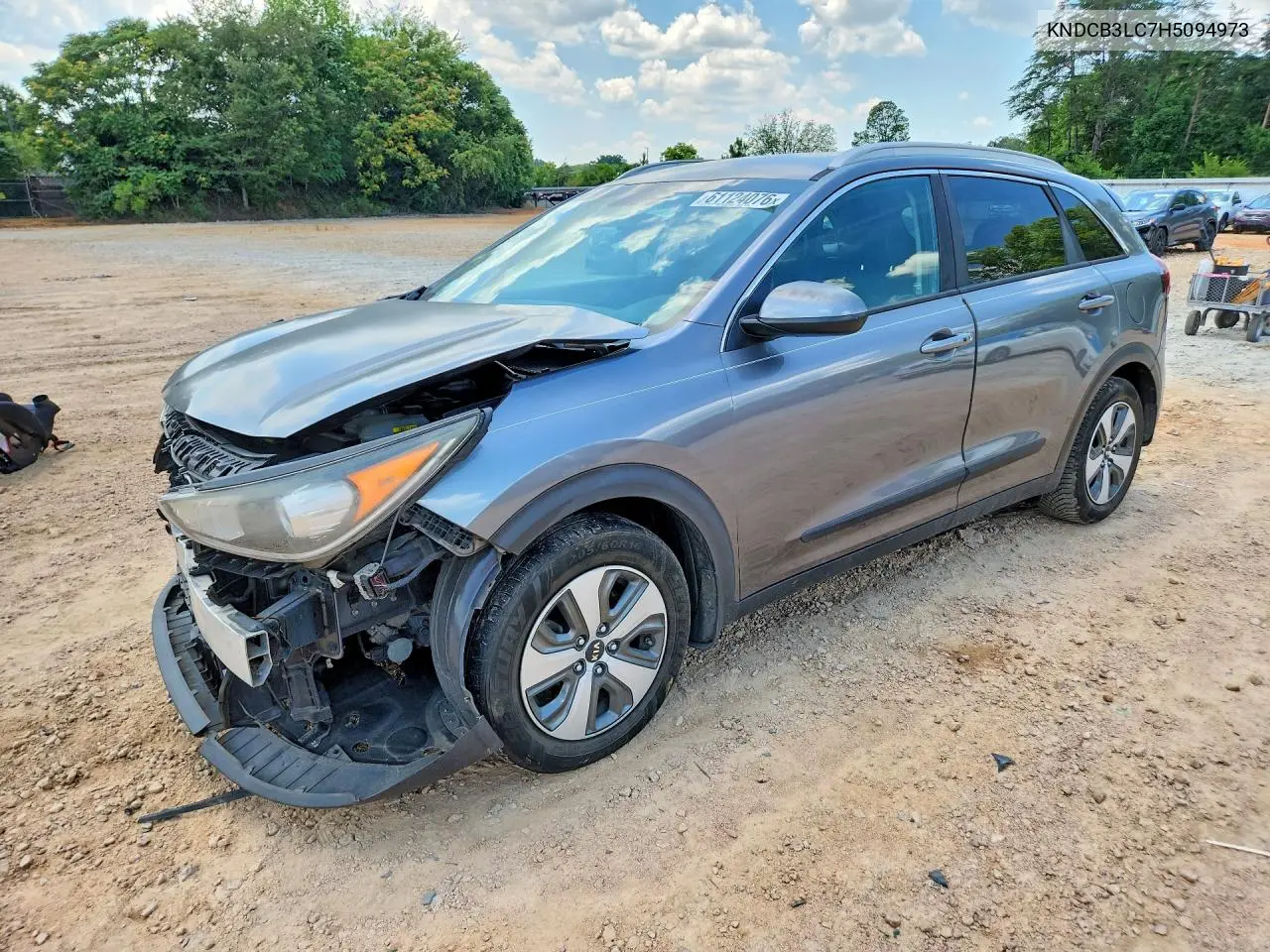 2017 Kia Niro Lx VIN: KNDCB3LC7H5094973 Lot: 61124076