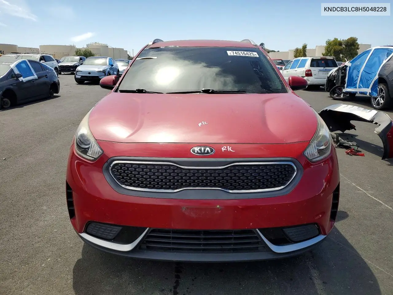 2017 Kia Niro Lx VIN: KNDCB3LC8H5048228 Lot: 74516425