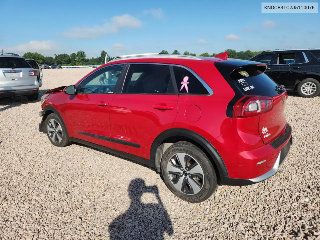 2018 Kia Niro Lx VIN: KNDCB3LC7J5110076 Lot: 58553096
