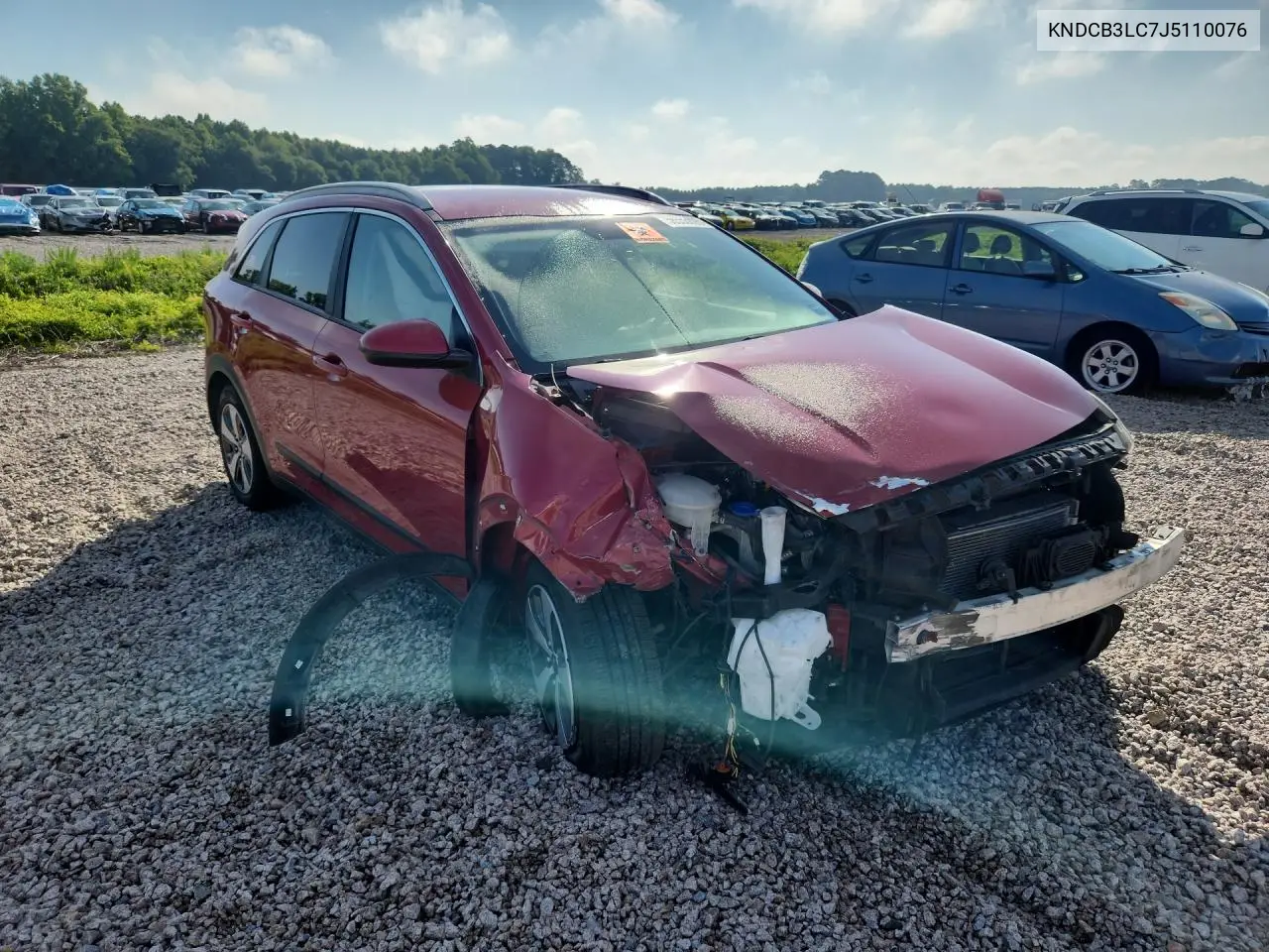 2018 Kia Niro Lx VIN: KNDCB3LC7J5110076 Lot: 58553096