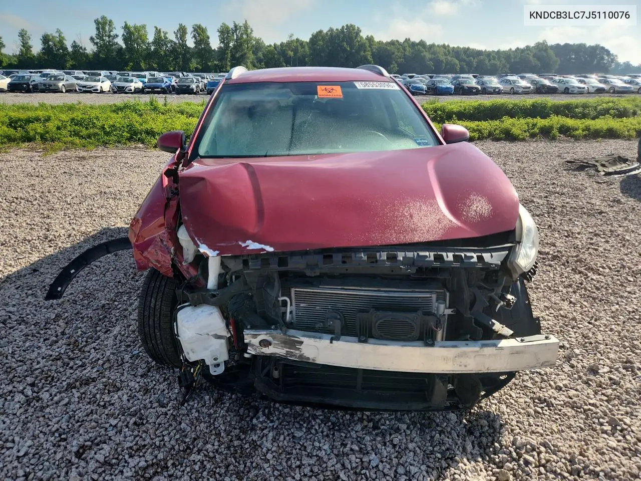 2018 Kia Niro Lx VIN: KNDCB3LC7J5110076 Lot: 58553096