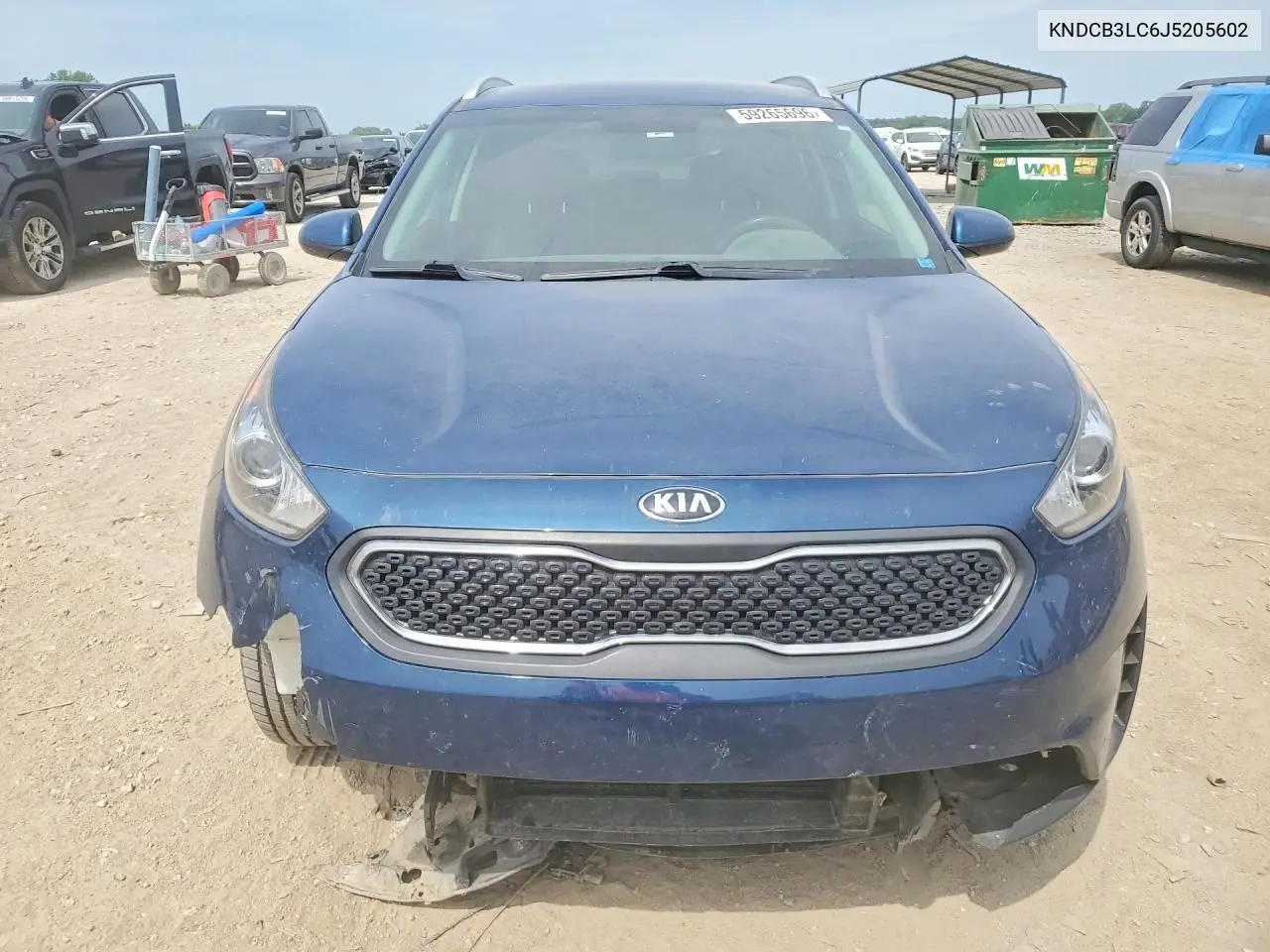 2018 Kia Niro Lx VIN: KNDCB3LC6J5205602 Lot: 59265696