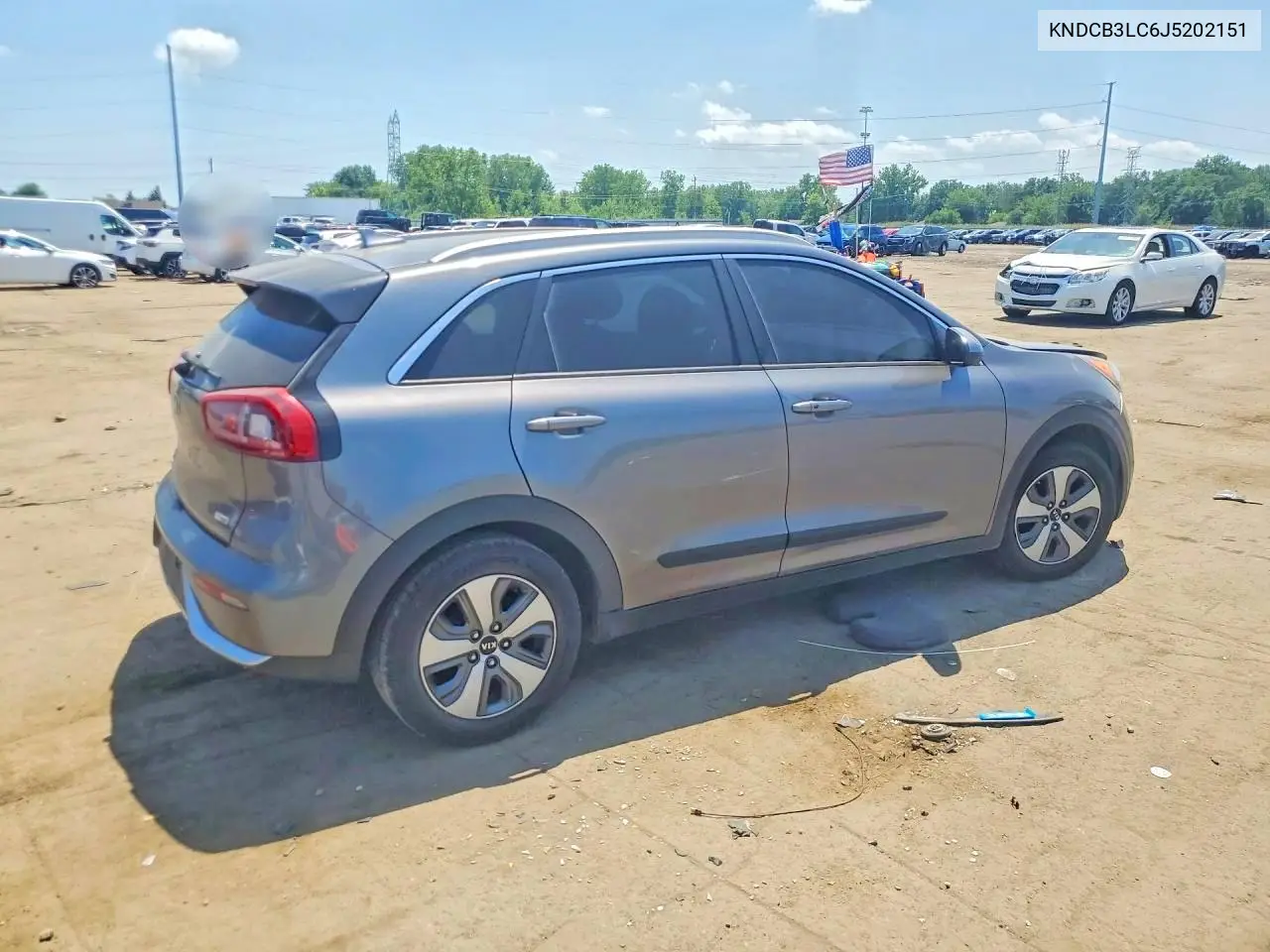 2018 Kia Niro Lx VIN: KNDCB3LC6J5202151 Lot: 59661136