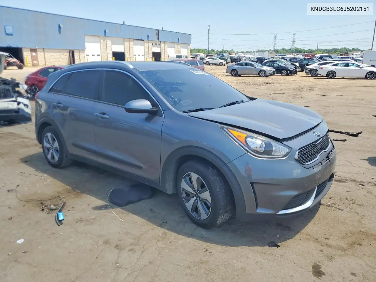 2018 Kia Niro Lx VIN: KNDCB3LC6J5202151 Lot: 59661136