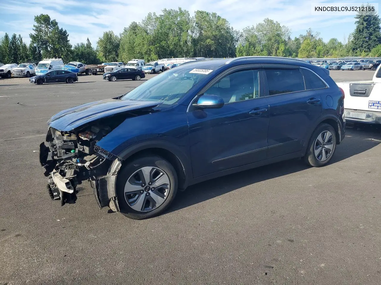 2018 Kia Niro Lx VIN: KNDCB3LC9J5212155 Lot: 59805086