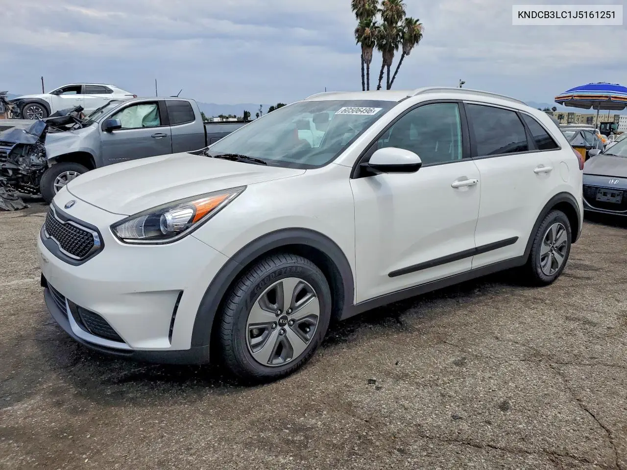 2018 Kia Niro Lx VIN: KNDCB3LC1J5161251 Lot: 60506496