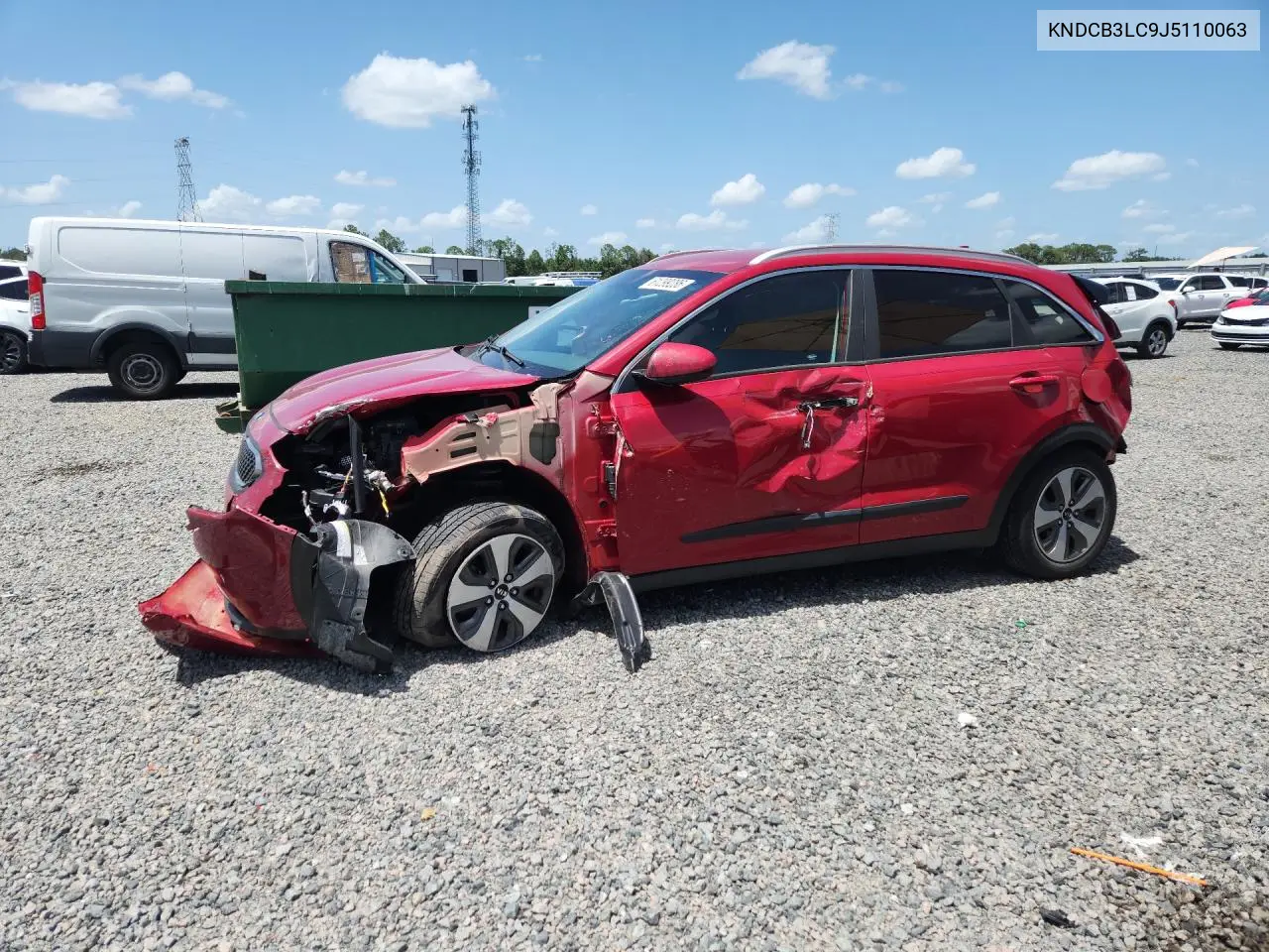 2018 Kia Niro Lx VIN: KNDCB3LC9J5110063 Lot: 61299286