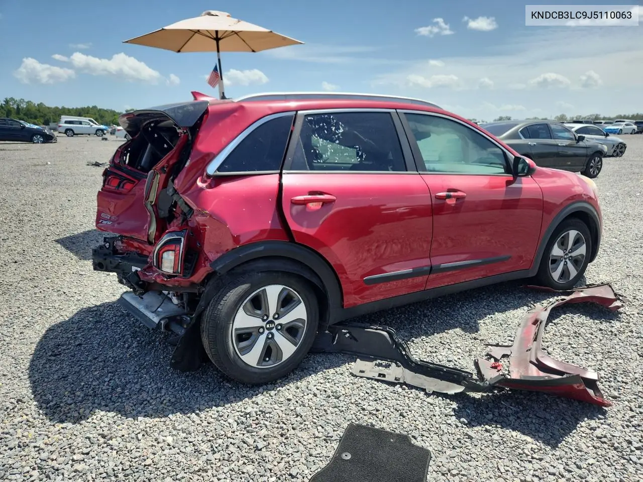 2018 Kia Niro Lx VIN: KNDCB3LC9J5110063 Lot: 61299286