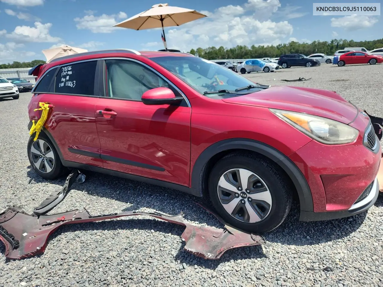 2018 Kia Niro Lx VIN: KNDCB3LC9J5110063 Lot: 61299286