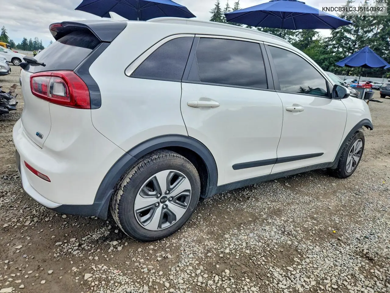 2018 Kia Niro Lx VIN: KNDCB3LC3J5160392 Lot: 61750736