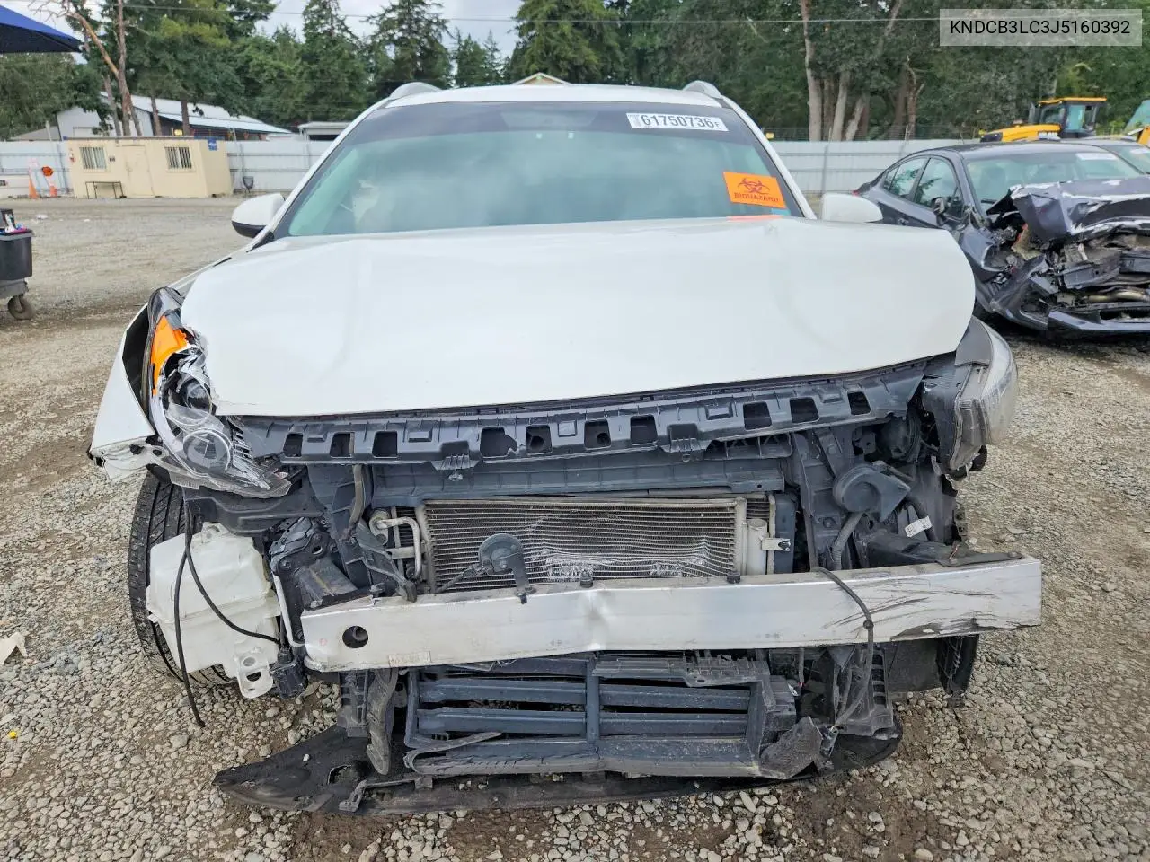 2018 Kia Niro Lx VIN: KNDCB3LC3J5160392 Lot: 61750736
