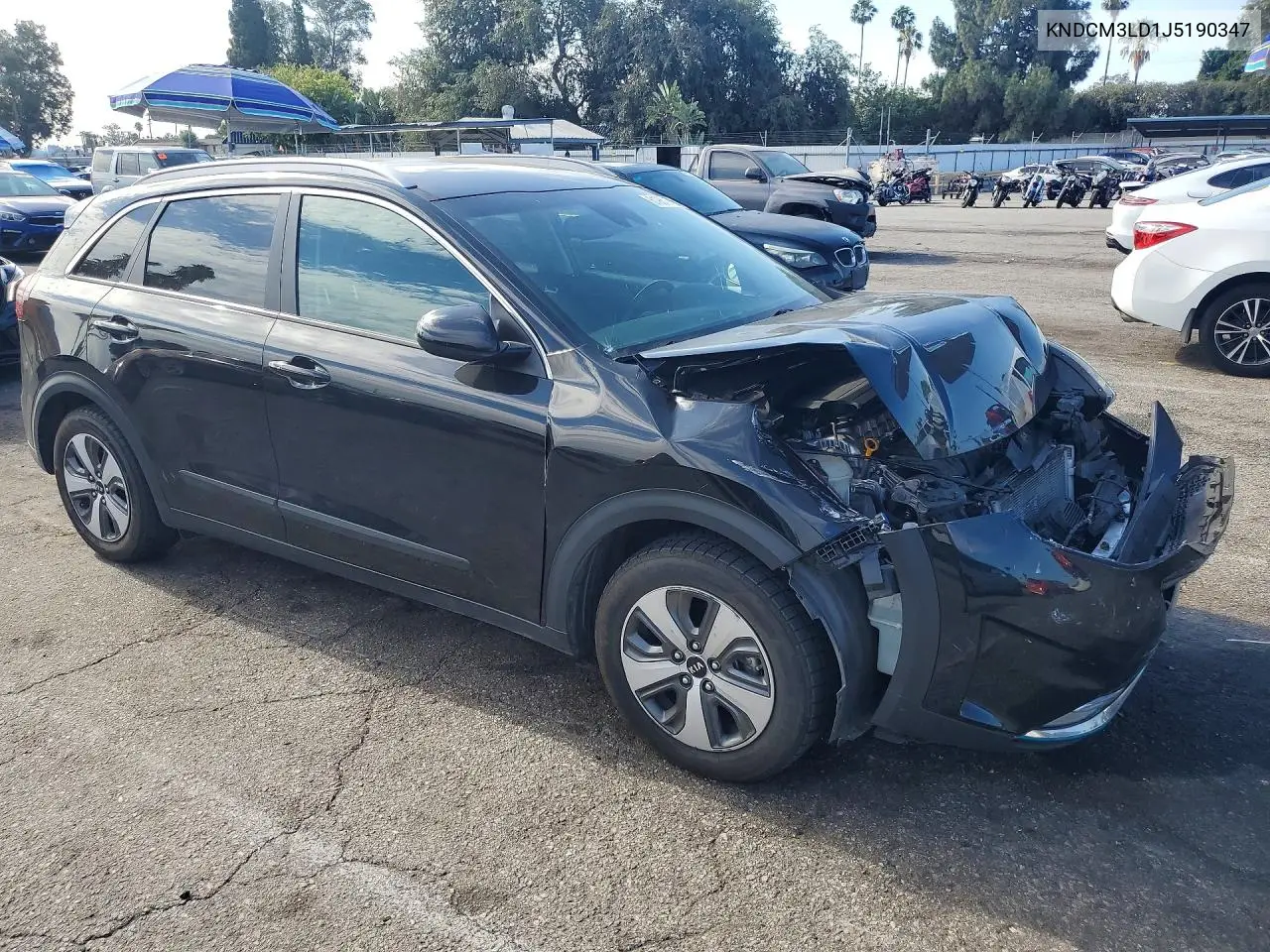 2018 Kia Niro Lx VIN: KNDCM3LD1J5190347 Lot: 61967976
