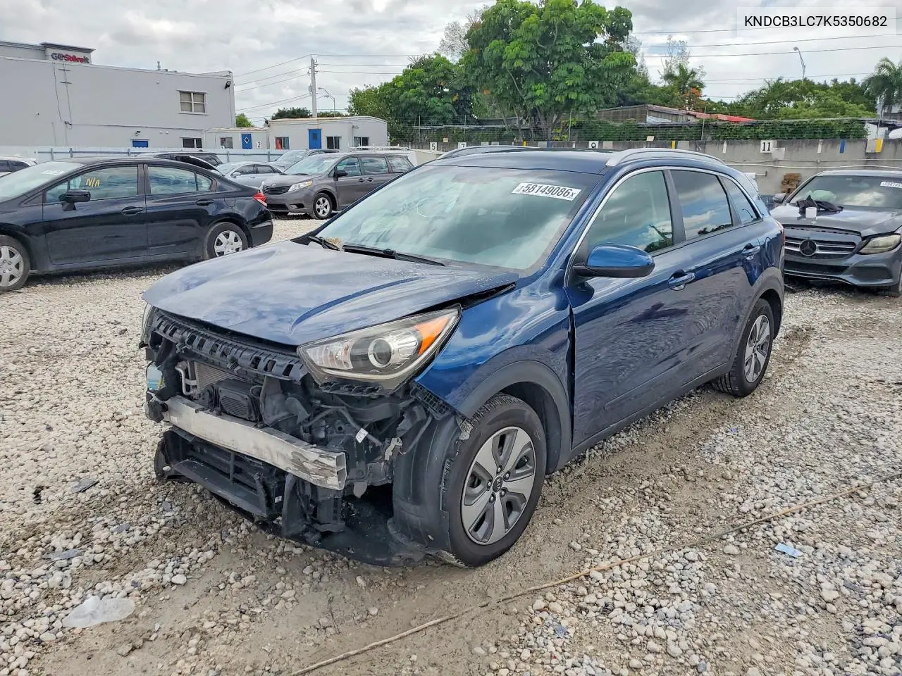 2019 Kia Niro Lx VIN: KNDCB3LC7K5350682 Lot: 58149086