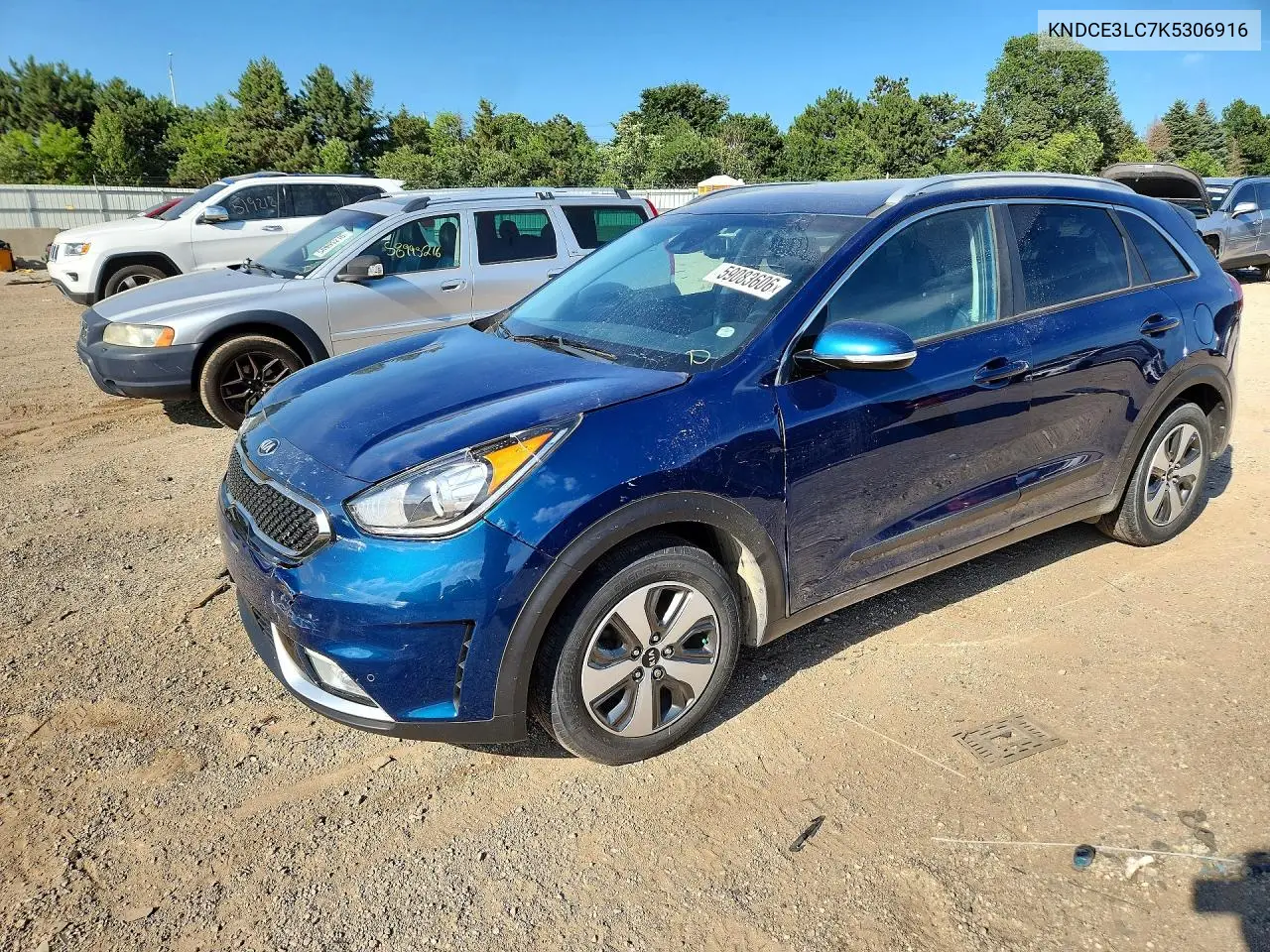 2019 Kia Niro Ex VIN: KNDCE3LC7K5306916 Lot: 59083606