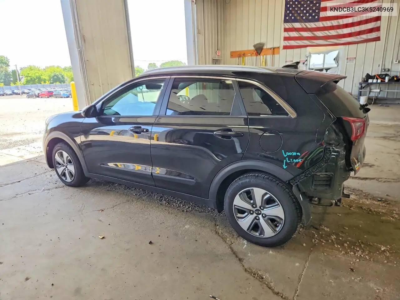 2019 Kia Niro Lx VIN: KNDCB3LC3K5240969 Lot: 59115276