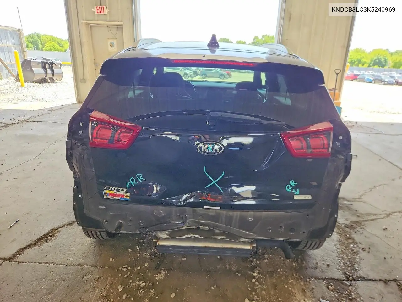 2019 Kia Niro Lx VIN: KNDCB3LC3K5240969 Lot: 59115276