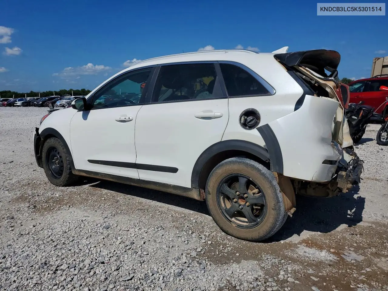 2019 Kia Niro Lx VIN: KNDCB3LC5K5301514 Lot: 59126656