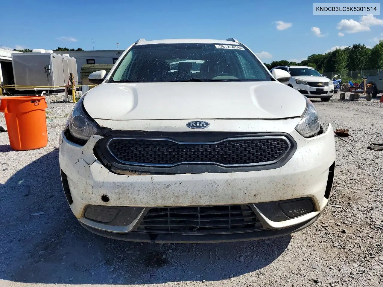 2019 Kia Niro Lx VIN: KNDCB3LC5K5301514 Lot: 59126656