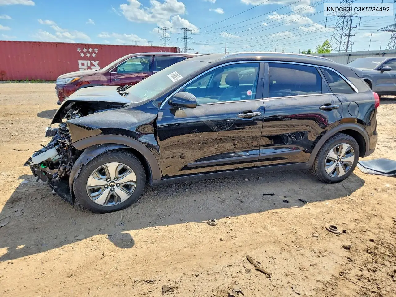 2019 Kia Niro Lx VIN: KNDCB3LC3K5234492 Lot: 59698676