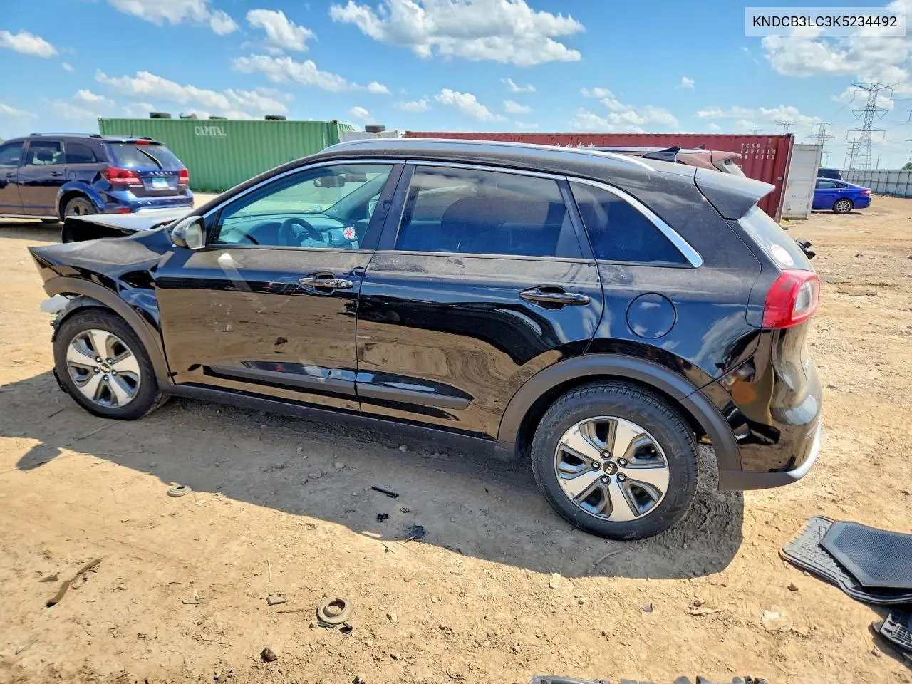 2019 Kia Niro Lx VIN: KNDCB3LC3K5234492 Lot: 59698676