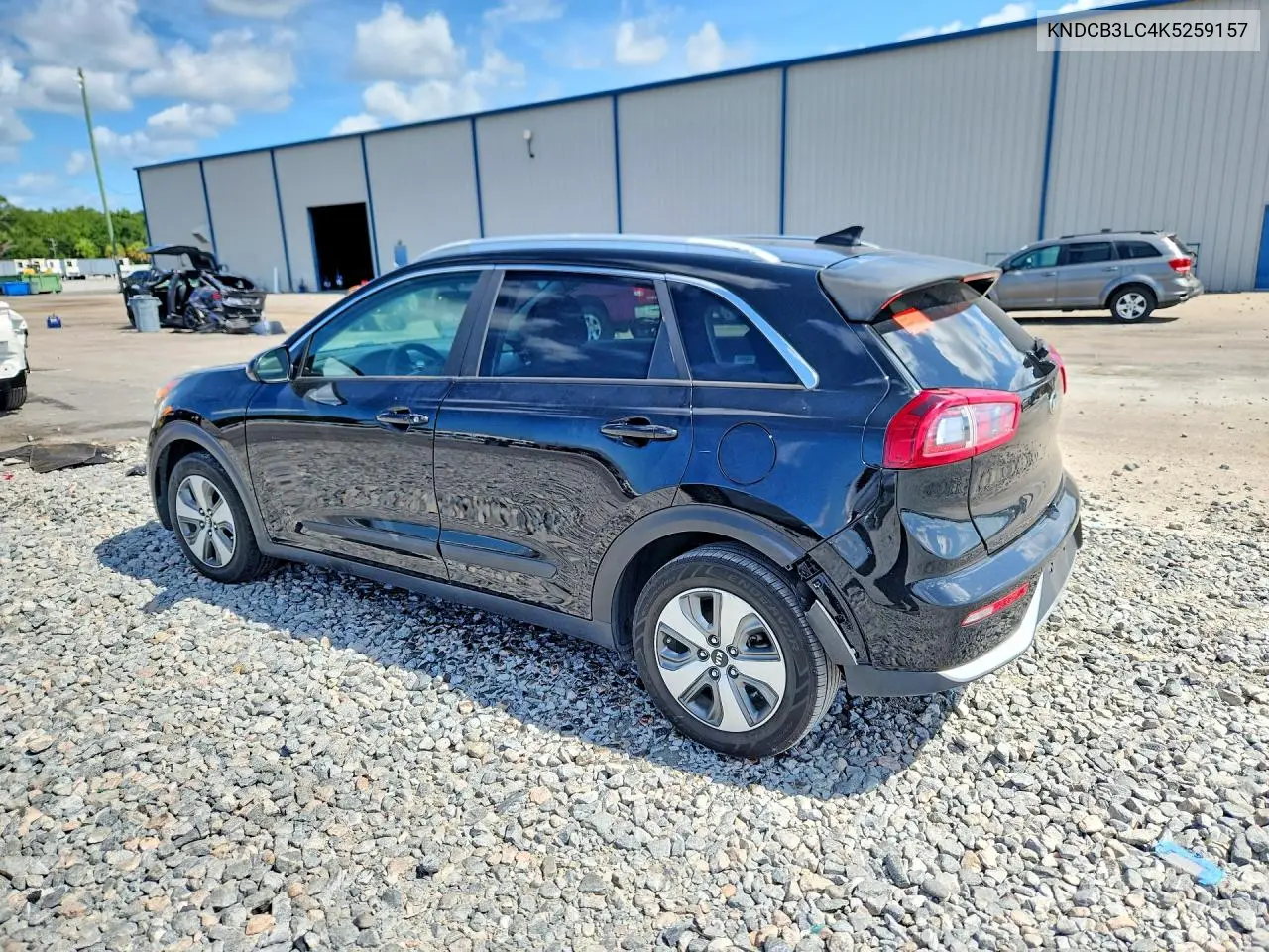 2019 Kia Niro Lx VIN: KNDCB3LC4K5259157 Lot: 59884826