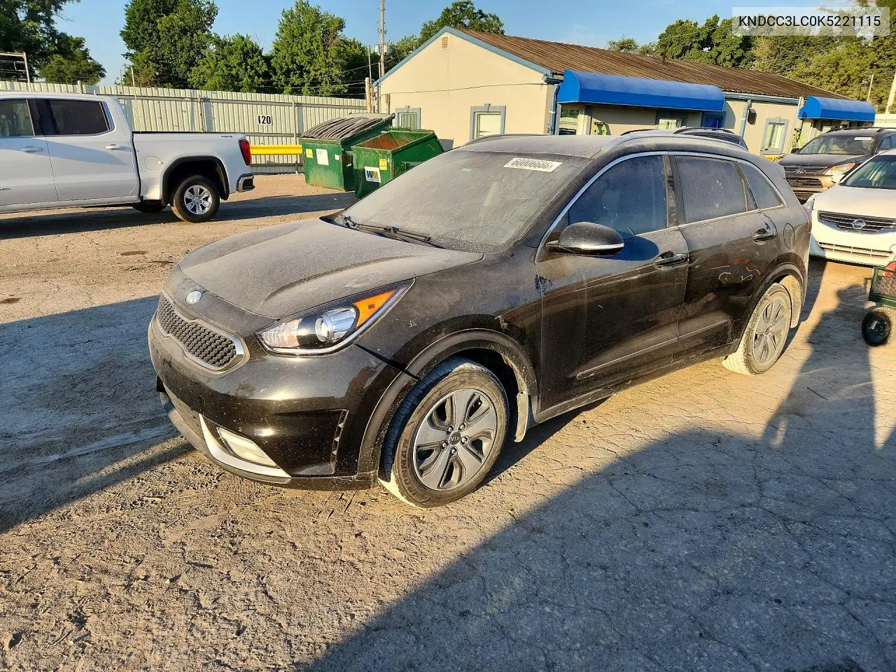 2019 Kia Niro Ex VIN: KNDCC3LC0K5221115 Lot: 60006686