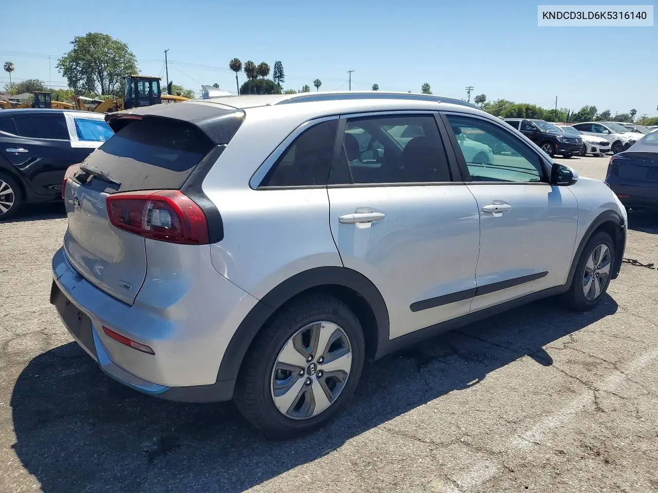 2019 Kia Niro Ex VIN: KNDCD3LD6K5316140 Lot: 60181576