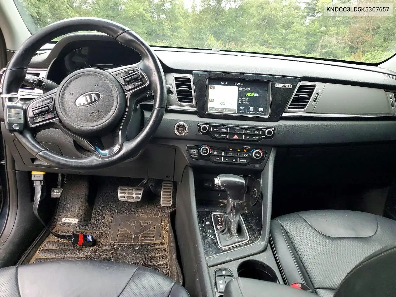 2019 Kia Niro Ex Premium VIN: KNDCC3LD5K5307657 Lot: 60392836